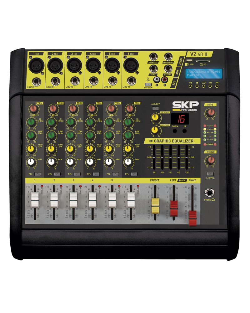 SKP - VZ60II - Mezclador con Amplificador VZ 60 II SKP - VZ60II - Mezclador con Amplificador VZ 60 II